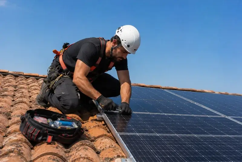 Maintenance et monitoring de panneaux solaires à Rennes