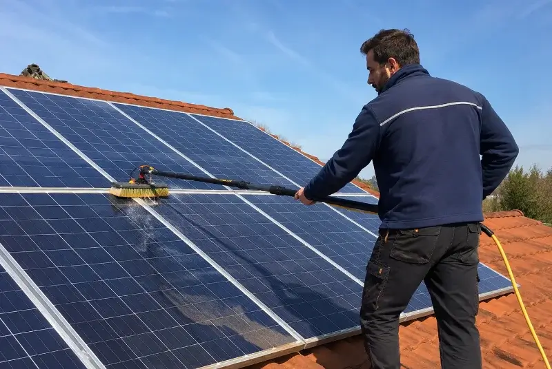 Nettoyage et entretien de panneaux solaires à Rennes